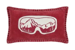 Poduszka CHAMONIX 30x50 gogle góry czerwona * STOF Hot