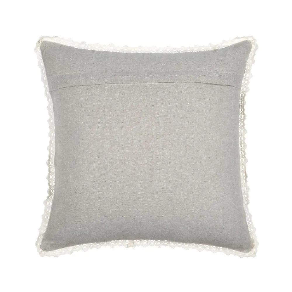 Poduszka CLARINE 40x40 ptak gałązka koronka * STOF Clearance