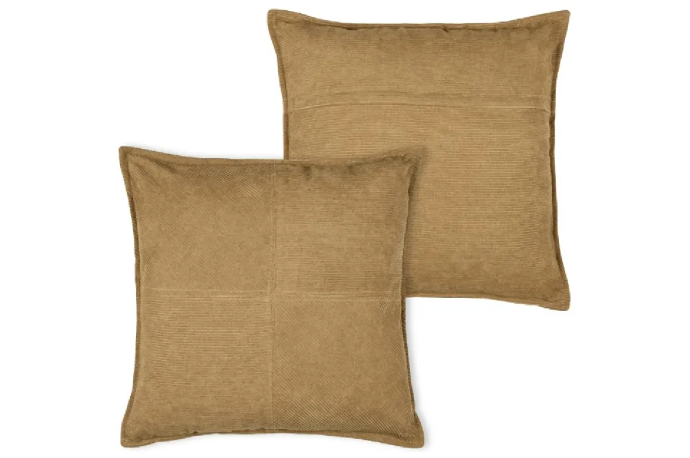 Poduszka DANDY 45x45 camel sztruks * STOF Discount