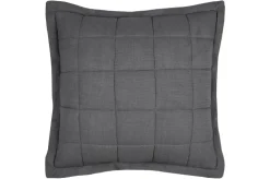 Poduszka ELLIE 45x45 antracytowa pikowana