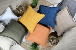 Poduszka ELLIE 45x45 camel pikowana * STOF Clearance