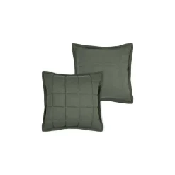 Poduszka ELLIE 45x45 khaki pikowana * STOF Discount