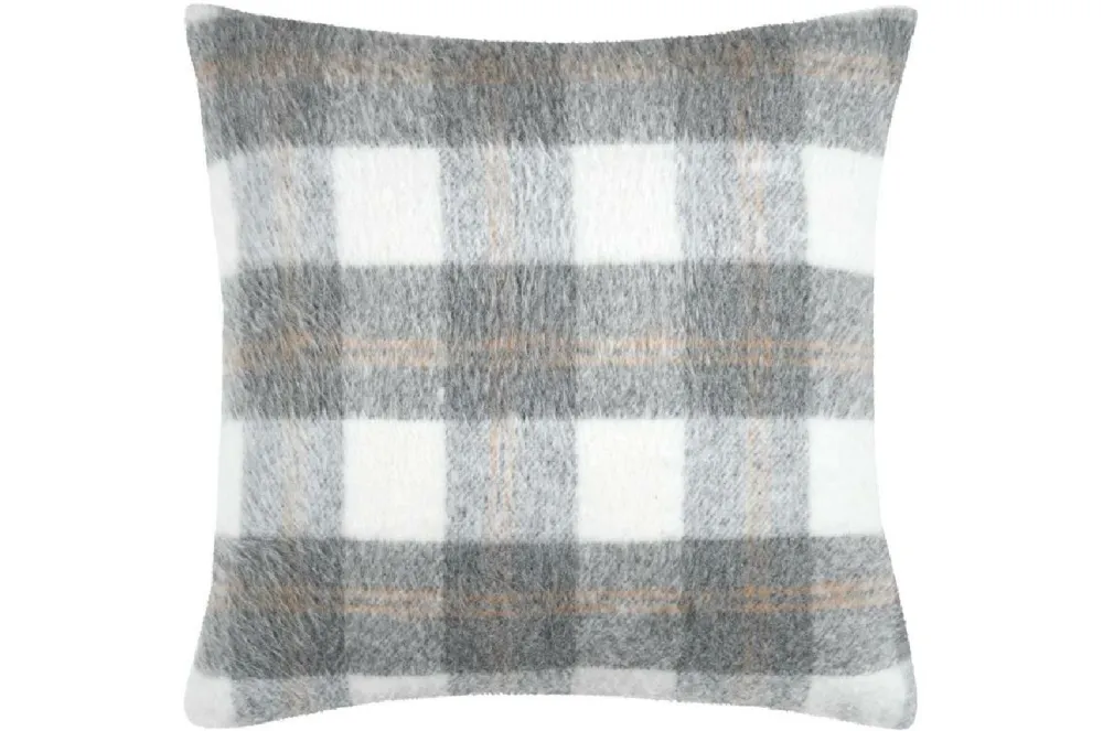 Poduszka GRESY 45x45 kratka futerko * STOF New
