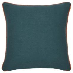 Poduszka KENTIA 40x40 cm niebieska liść * STOF Clearance