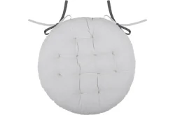 Poduszka na krzesło DUO 38 cm szara srebrna * STOF