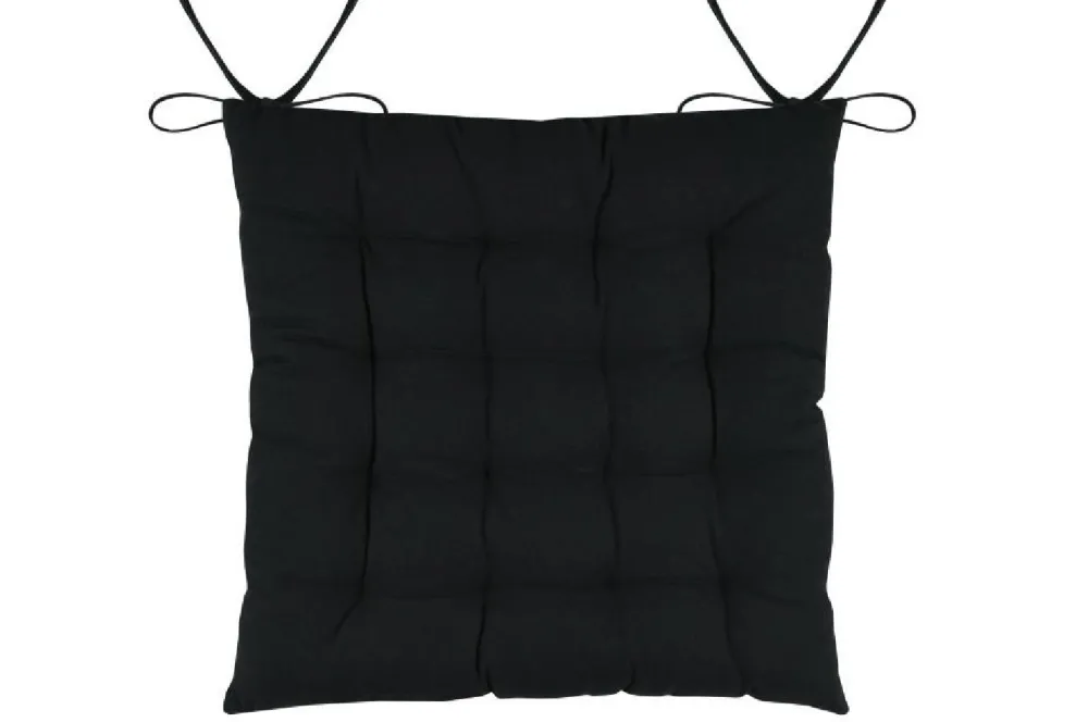 Poduszka na krzesło DUO 38x38 czarna * STOF New