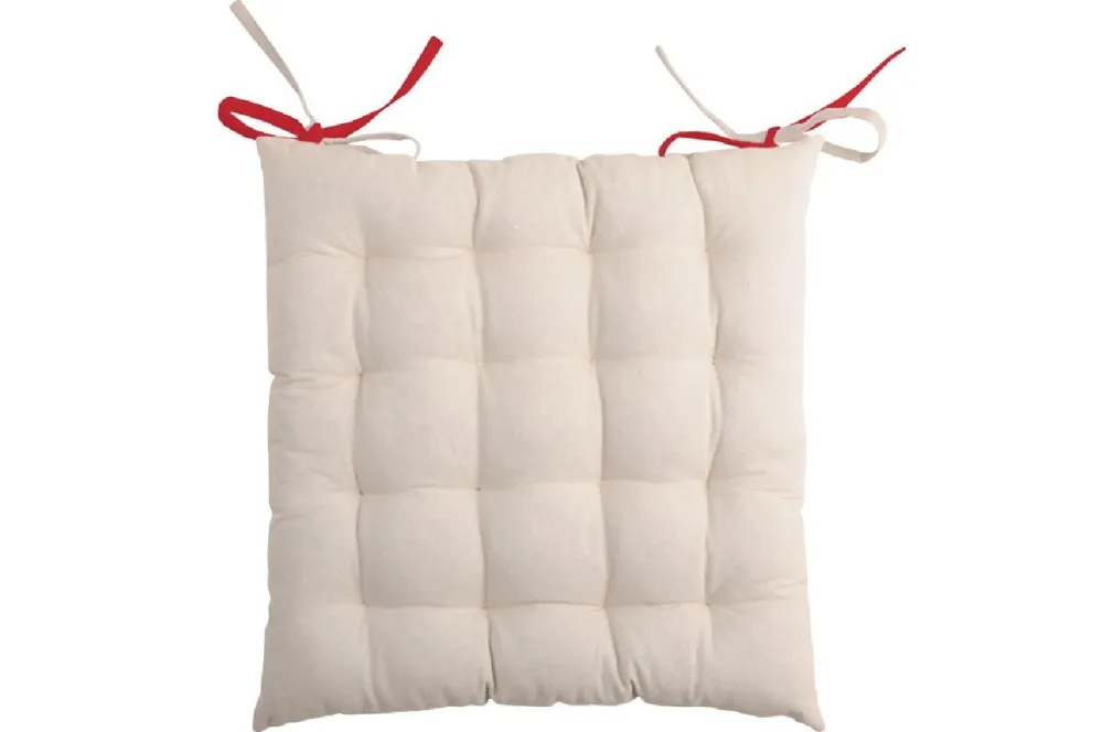 Poduszka na krzesło DUO 40x40 czerwona jasny beż * STOF Clearance