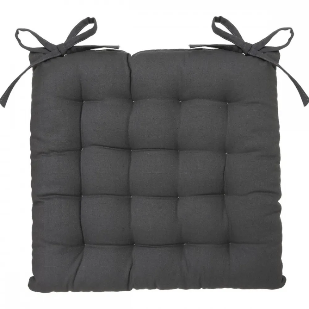 Poduszka na krzesło Elora ciemnoszara * Atmosphera Sale