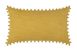 Poduszka SANCHEZ 30x50 musztardowa pompony * STOF Sale