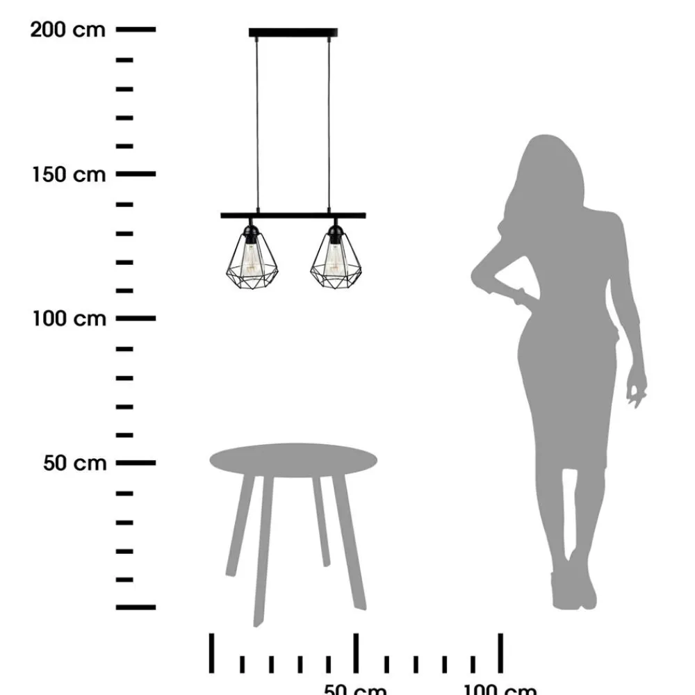 Podwójna lampa wisząca Diamante * Bodek Online