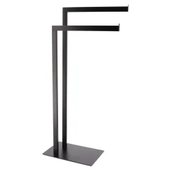 Podwójny wieszak łazienkowy Raspo Black * TENDANCE Clearance