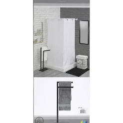 Podwójny wieszak łazienkowy Raspo Black * TENDANCE Clearance
