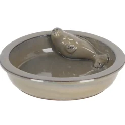 Poidełko dla ptaków ceramiczne z foką