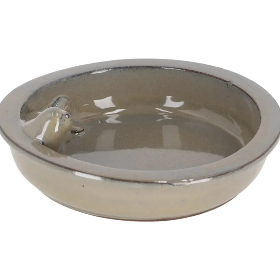 Poidełko dla ptaków ceramiczne z foką
