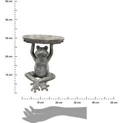 Poidełko ogrodowe z żabą h29,5 cm