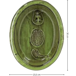 Poidełko dla ptaków ceramiczne z krokodylem zielone * Esschert Design Online