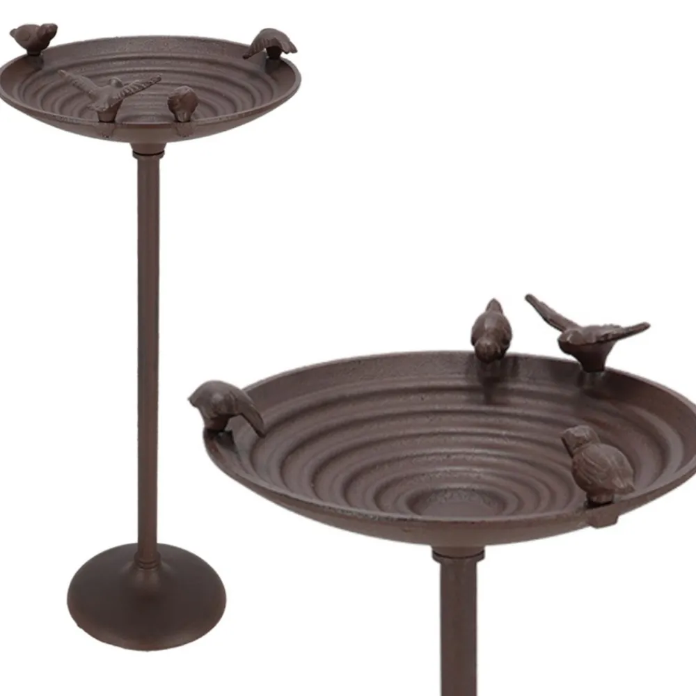 Poidło dla ptaków na nóżce żeliwne 60cm * Esschert Design Best