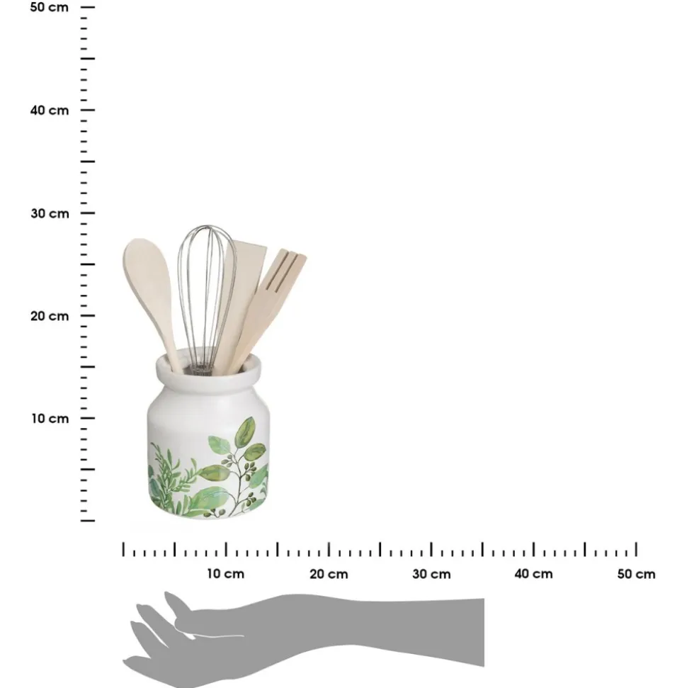 Pojemnik ceramiczny na przybory kuchenne GREENS