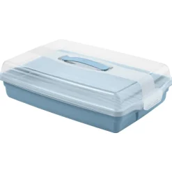 Pojemnik na ciasto CURVER CHEF&HOME niebieski 29.5x45 cm