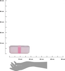 Pojemnik na żywność z przegrodą Rose Quartz