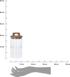 Pojemnik szklany 2-poziomowy 2 x 600ml