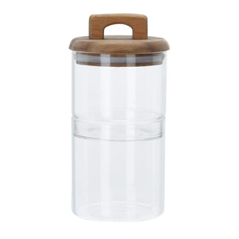 Pojemnik szklany 2-poziomowy 2 x 600ml