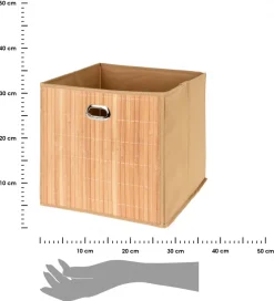 Pojemnik do przechowywania bambusowy 31 cm * Storage Solutions Clearance