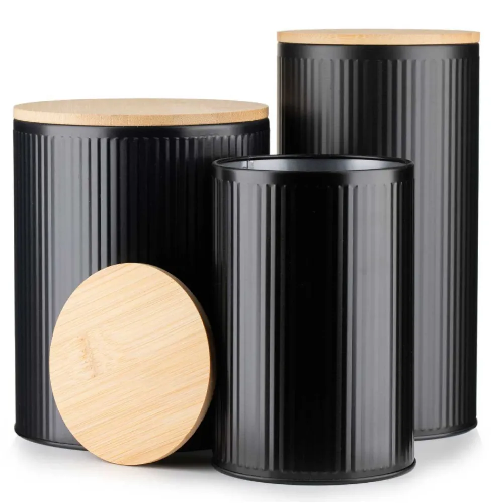 Pojemnik kuchenny z pokrywą bambus 1,7L * Excellent Houseware Online