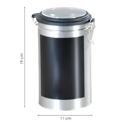 Pojemnik na kawę z etykietą tablicową 11xh19 cm * Kesper Sale