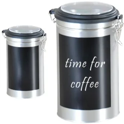 Pojemnik na kawę z etykietą tablicową 11xh19 cm * Kesper Sale