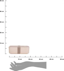 Pojemnik na żywność z przegrodą Sandstone * Estia Online
