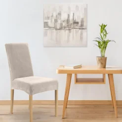 Pokrowiec 4 na krzesło 35x30x55 beżowy