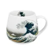 Porcelanowy kubek baryłka 430 ml Hokusai The Great Wave