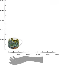 Porcelanowy kubek baryłka 430 ml Van Gogh Irises