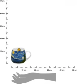 Porcelanowy kubek baryłka Van Gogh Starry Night 430 ml