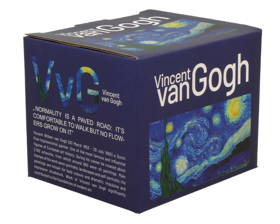 Porcelanowy kubek baryłka Van Gogh Starry Night 430 ml