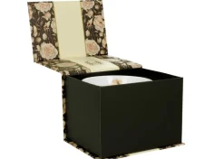 Porcelanowy kubek na stopce English Roses Black 530 ml