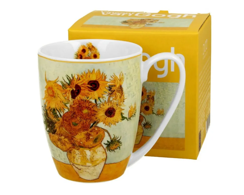 Porcelanowy kubek Van Gogh Sunflowers 350 ml