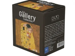 Porcelanowy kubek z łyżeczką G. Klimt The Kiss 360 ml