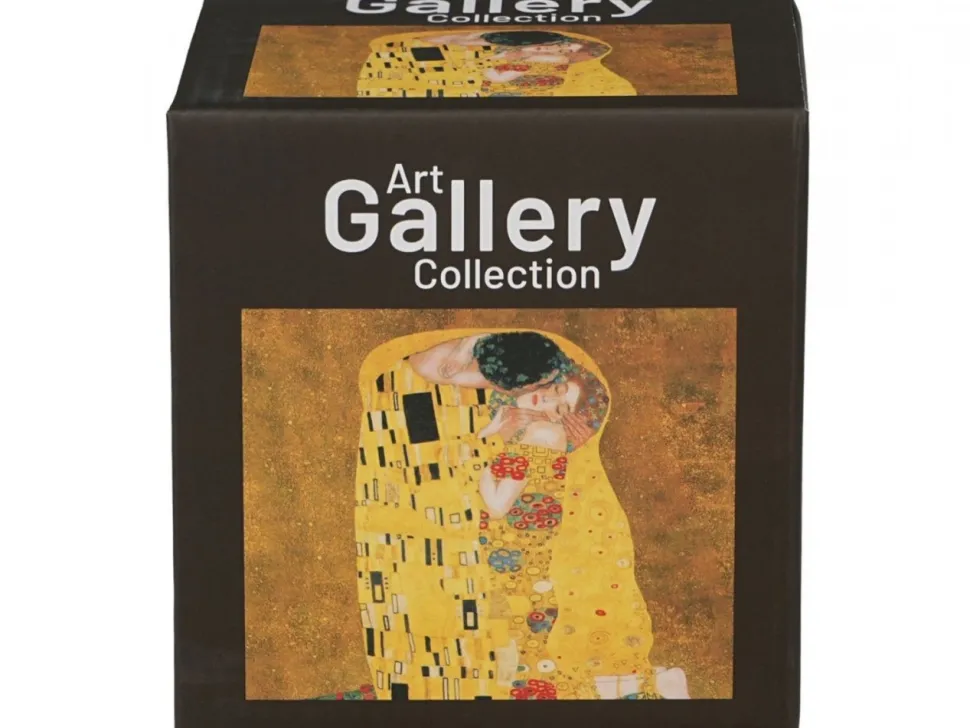Porcelanowy kubek z łyżeczką G. Klimt The Kiss 360 ml