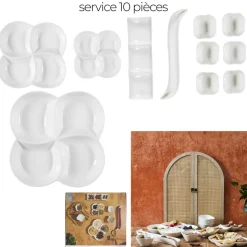 Porcelanowy zestaw do serwowania SAPORO