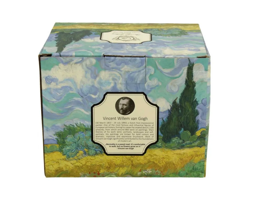 Porcelanowy kubek baryłka Van Gogh Wheat Field 430 ml * Duo Online
