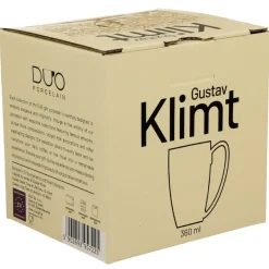 Porcelanowy kubek Klimt Ecru Tree Of Life 350 ml * Duo New