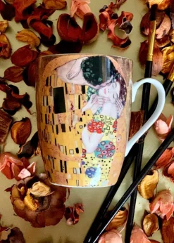 Porcelanowy kubek Klimt The Kiss 350 ml * Duo Hot