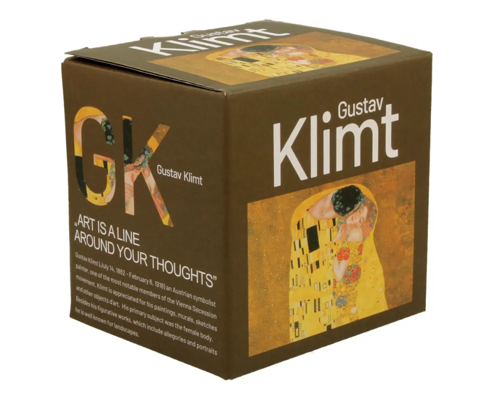 Porcelanowy kubek Klimt The Kiss 350 ml * Duo Hot