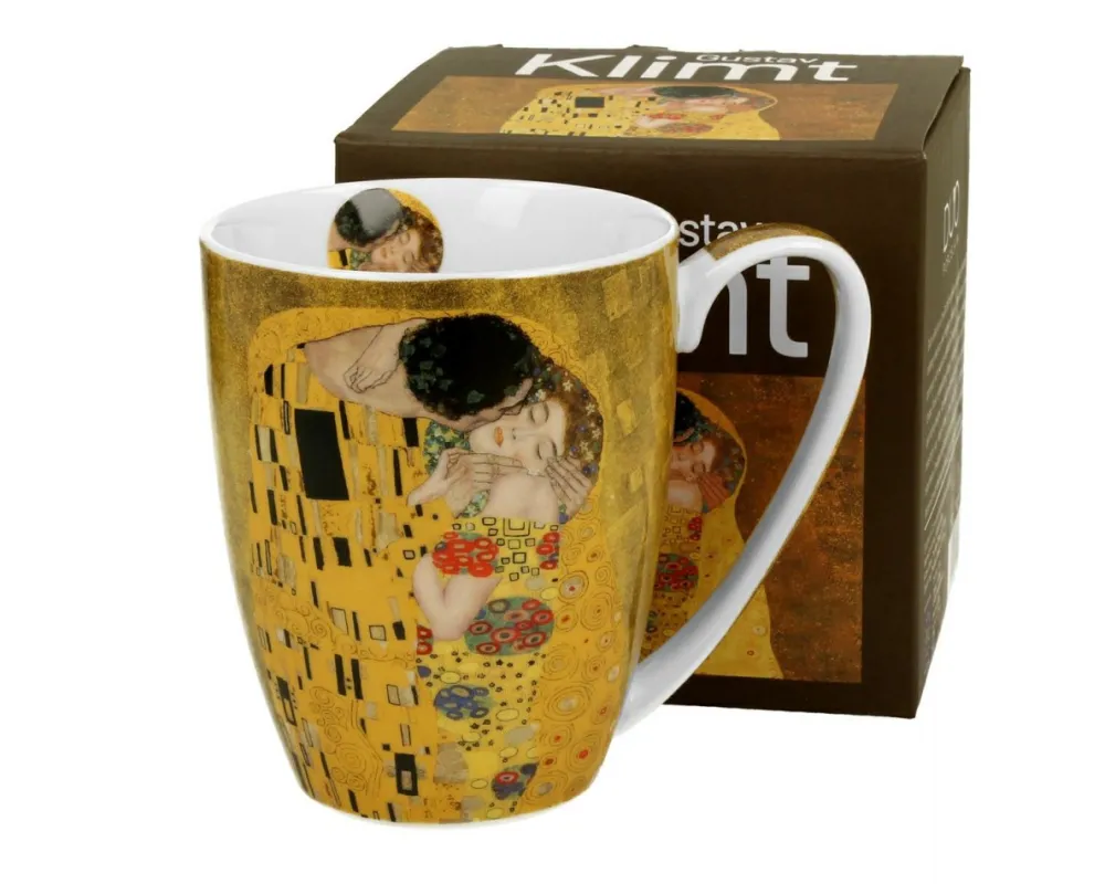 Porcelanowy kubek Klimt The Kiss 350 ml * Duo Hot