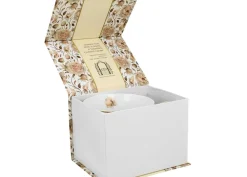 Porcelanowy kubek na stopce English Roses White 530 ml * Duo Online