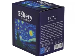 Porcelanowy kubek z łyżeczką Van Gogh Starry Night 360 ml * Duo Discount
