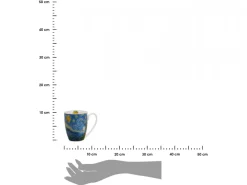 Porcelanowy kubek z łyżeczką Van Gogh Starry Night 360 ml * Duo Discount