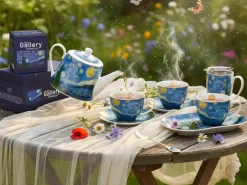 Porcelanowy kubek z łyżeczką Van Gogh Starry Night 360 ml * Duo Discount